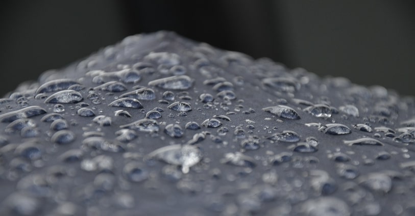 Rain on fabric-1 Rain on fabric