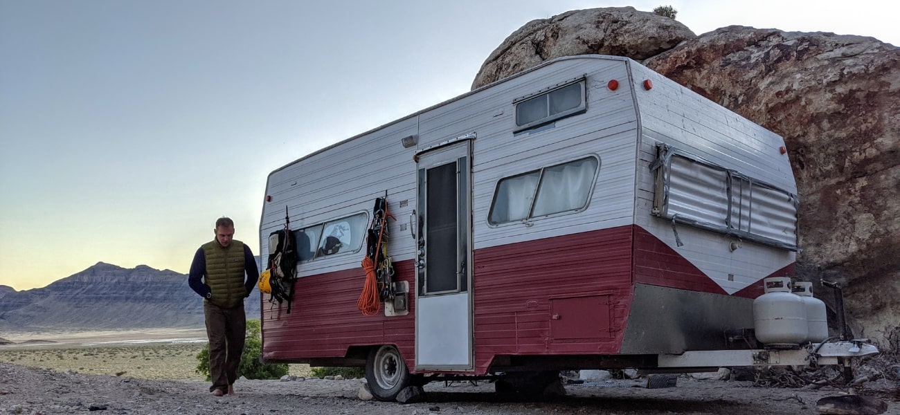 Caravan In Desert