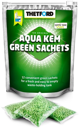 Thetford Aqua Kem Green Zip Bag Sachets