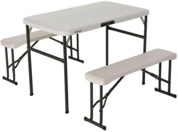Lifetime Folding Picnic Table and Bench Set
