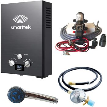 Smarttek Black Smart Hot Water System 6 Lpm