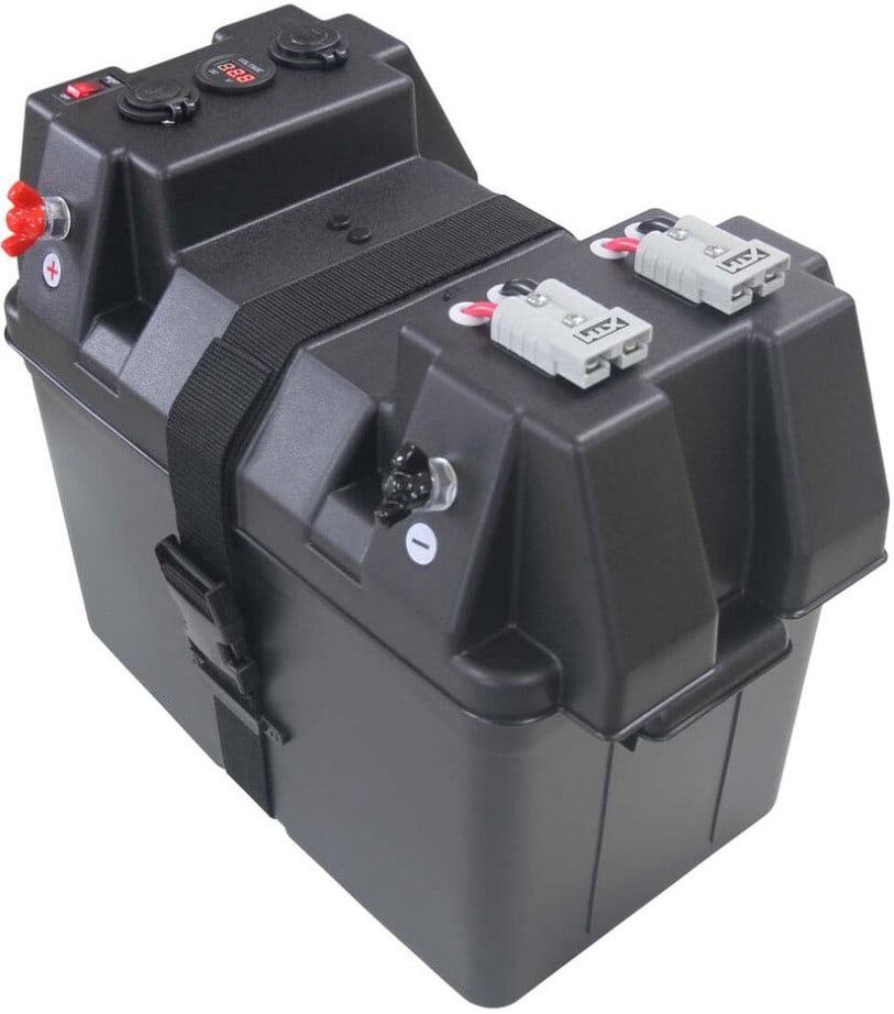 XTM Battery Power Box with USB and Cig Socket