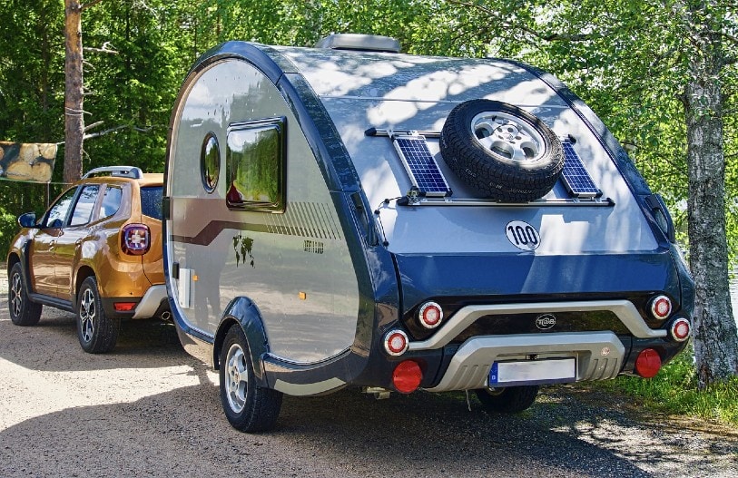 caravan With Solar Panel